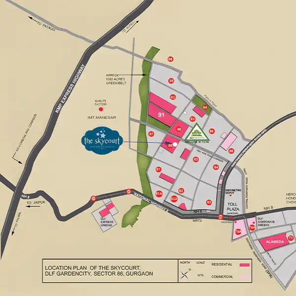 dlf privana north sector 77, gurugram